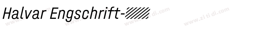 Halvar Engschrift字体转换 Halvar Engschrift字体转换